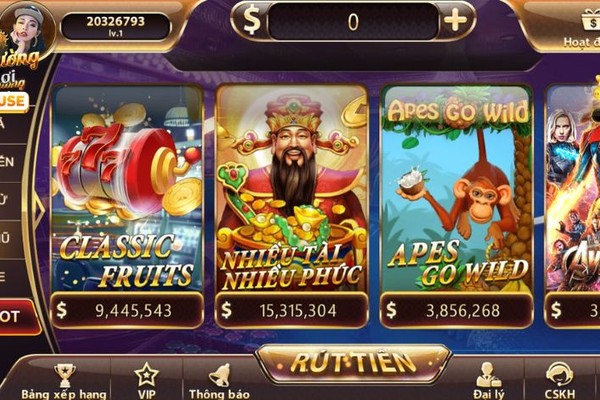 Kho game slot trên HM88 Bet App